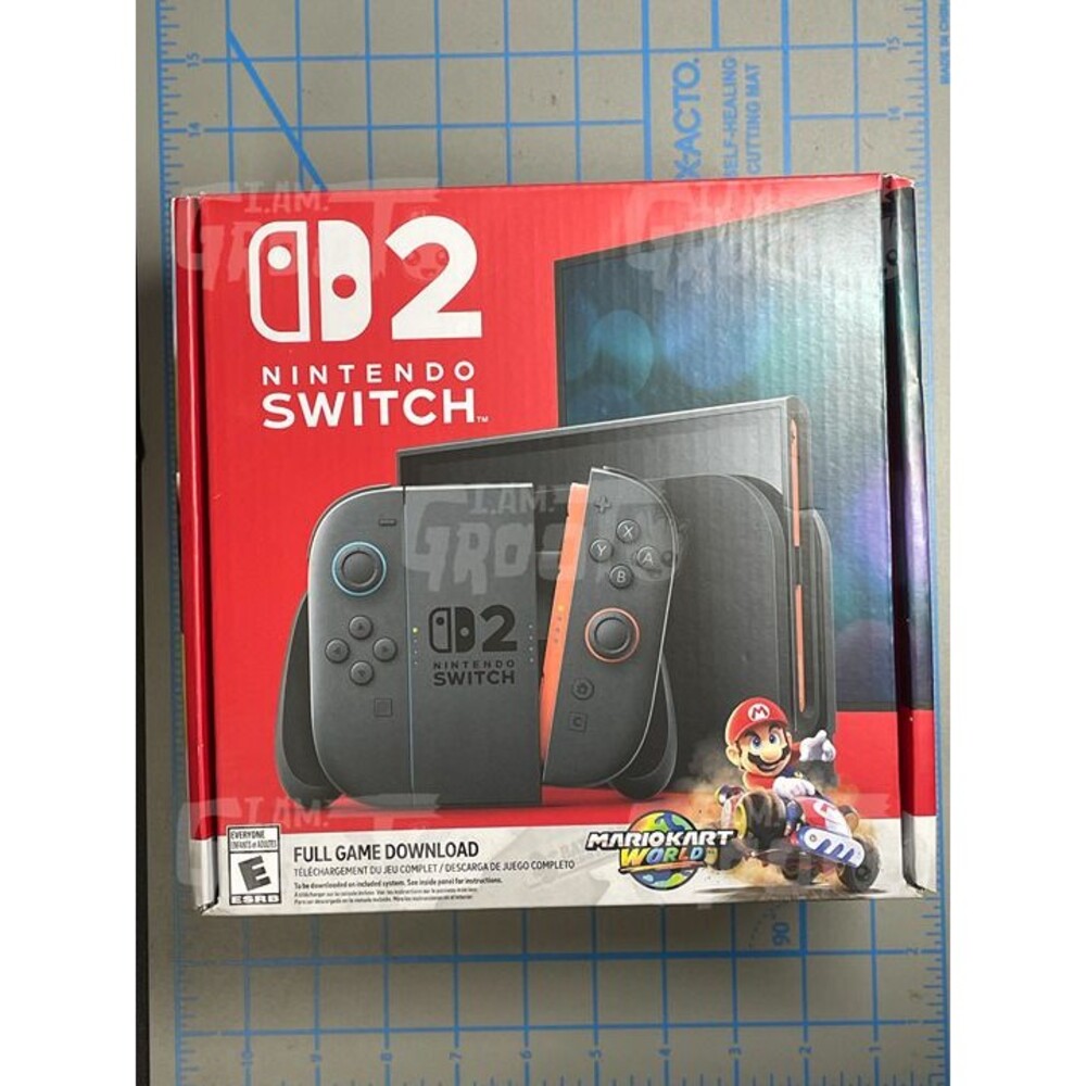 BOX ONLY Nintendo Switch 2 Box Prank Gag Gift Joke Great for Childhood Trauma B